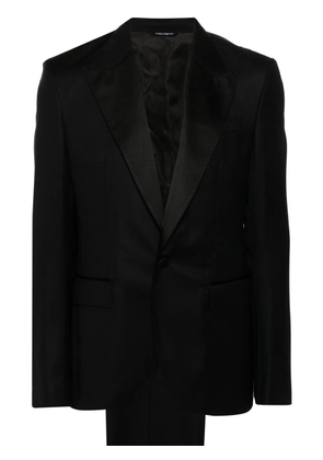 Dolce & Gabbana monogram-jacquard suit - Black