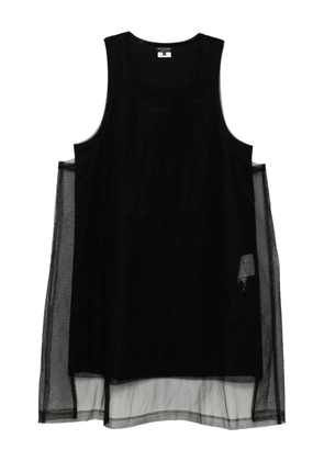 Comme des Garçons Homme Plus double-layer vest - Black
