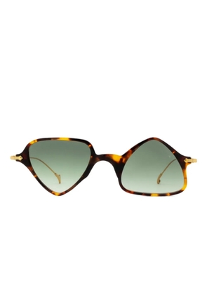 Eyepetizer Twiggy geometric-frame sunglasses - Brown