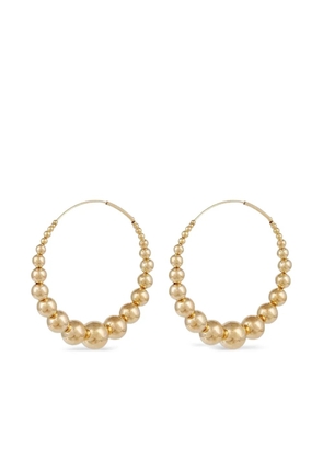 Gas Bijoux beaded hoop earrings - Gold