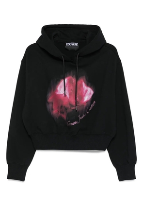 Versace Jeans Couture graphic-print hoodie - Black