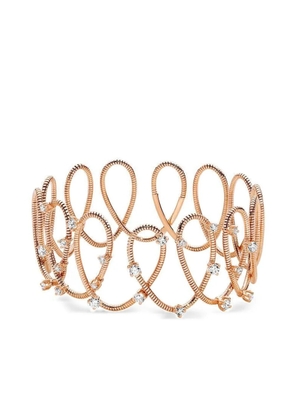 Mattia Cielo 18K rose gold Rugiada diamond bracelet - Pink