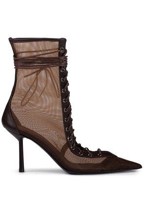 Le Silla 80mm Colette boots - Brown