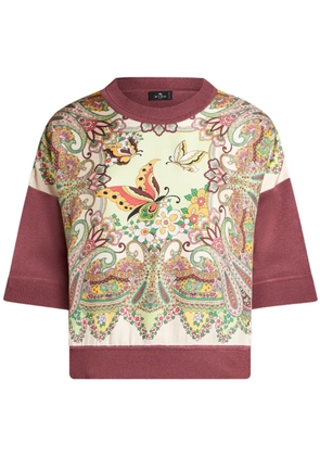 ETRO knitted t-shirt - Neutrals