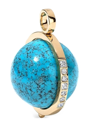 DEVON WOODHILL 18K yellow gold multi-stone pendant