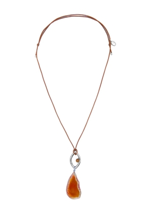 Capsule Eleven x PANTONE Agate necklace - Silver