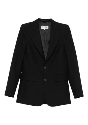 MM6 Maison Margiela virgin-wool blazer - Black
