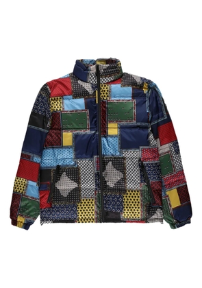 Stüssy patchwork puffer jacket - Blue