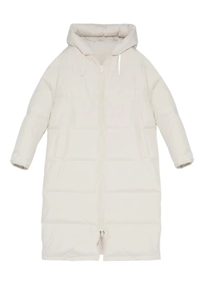 Yves Salomon hooded padded coat - Neutrals