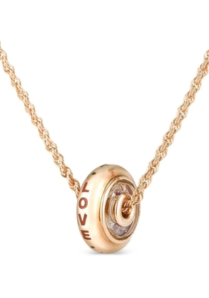 Moritz Glik 18K yellow gold Palavras 9 diamond necklace