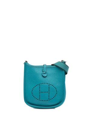 Hermès Pre-Owned 2014 Clemence Evelyne TPM crossbody bag - Blue