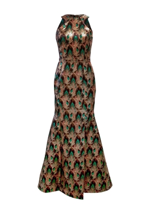 Mary Katrantzou Alethea gown - Brown