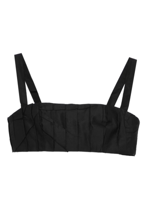 MEDEEA wrinkled top - Black