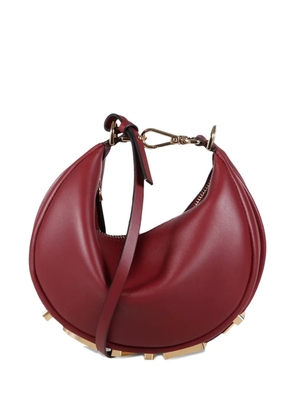 FENDI Fendigraphy logo shoulder bag - Red