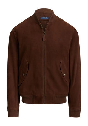 Polo Ralph Lauren suede bomber jacket - Brown