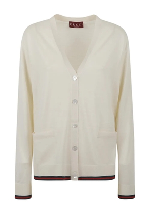 Gucci V-neck cardigan - Neutrals