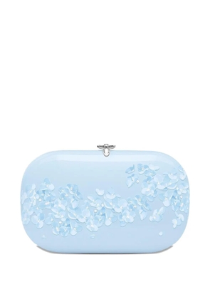 Jeffrey Levinson Elina Plus blossom-print clutch - Blue
