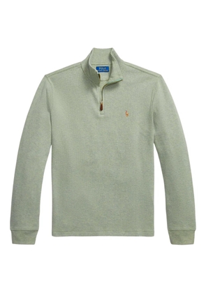 Polo Ralph Lauren Estate-Rib quarter-zip sweatshirt - Green