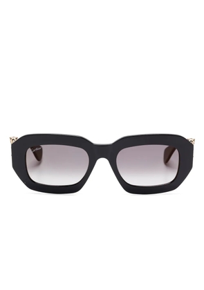 Cartier Eyewear geometric-frame sunglasses - Black