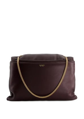 Giambattista Valli maxi Airbag chain shoulder bag - Brown
