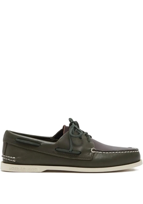 Sperry Top-Sider A/O 3 Eye 'Green' boat shoes