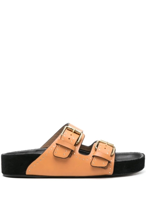 ISABEL MARANT Lennyo studded sandals - Orange