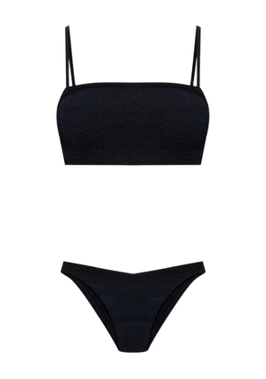 Hunza G Gigi crinkle underband bikini - Black
