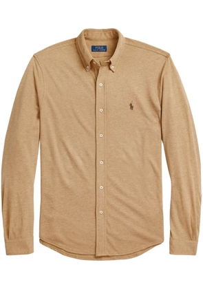 Polo Ralph Lauren Polo Pony-embroidered cotton shirt - Brown
