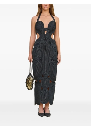 Cult Gaia Leila crochet dress - Black