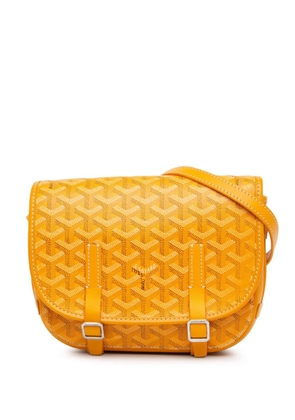 Goyard Pre-Owned 2017 Goyardine Belvedere PM crossbody bag - Yellow