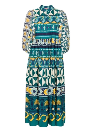 La DoubleJ Portofino midi dress - Blue