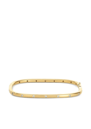 Moritz Glik 18K yellow gold diamond and sapphire Stacking bracelet