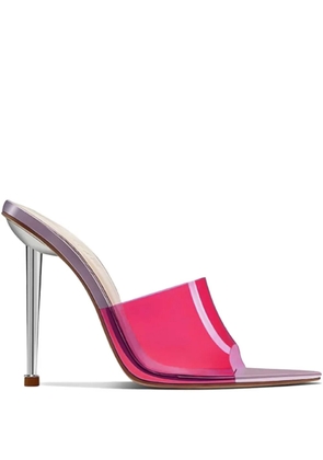 Femme La 110mm The Ford transparent-strap sandals - Pink
