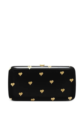 Jeffrey Levinson Candy Hearts clutch - Black