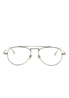 Matsuda pilot-frame glasses - Gold