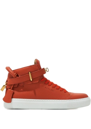 Buscemi padlock leather sneakers - Orange
