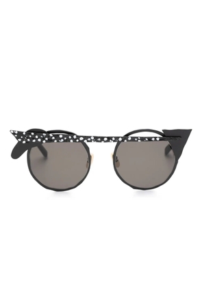 MASAHIROMARUYAMA dots-detail sunglasses - Black