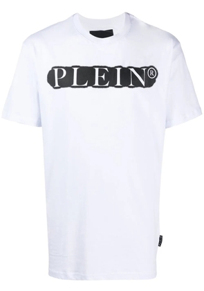 Philipp Plein logo print T-shirt - White