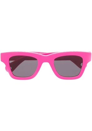 Jacquemus square-frame tinted sunglasses - Pink