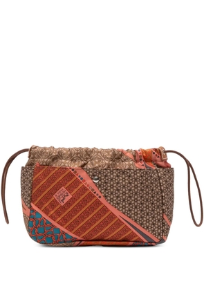 Hermès Pre-Owned 2014 Silk Carre en Cravates Fourbi 20 Insert pouch - Brown