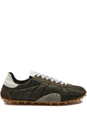 Maison Margiela lace-up distressed sneakers - Green