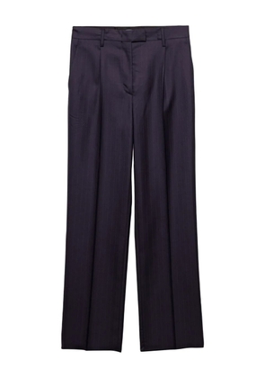 Prada wool pinstripe pants - Blue