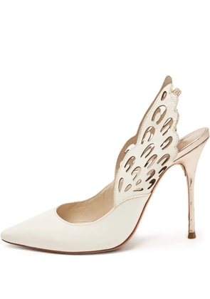 Sophia Webster pre-owned Angelo leather wing-cutout pumps - White