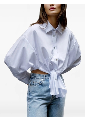 Marcella Ezra poplin shirt - White