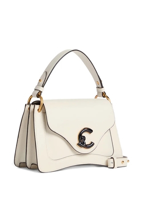 Coccinelle small C-Me logo-detail shoulder bag - Neutrals