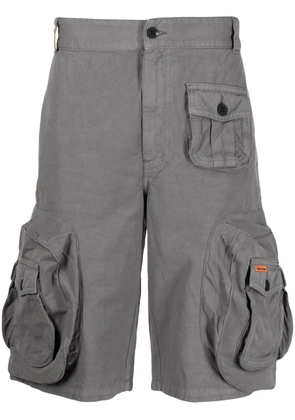 Heron Preston cotton-blend cargo shorts - Grey