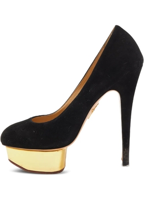 Charlotte Olympia 140mm dolly-platform pumps - Black