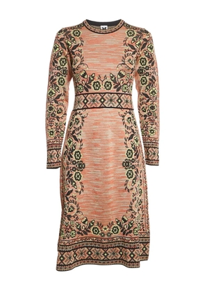 Missoni Pre-Owned floral-print midi dress - Orange