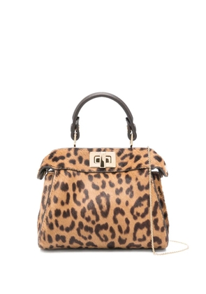 FENDI nano Peekaboo mini bag - Brown