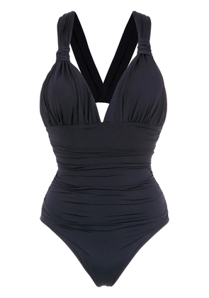 Brigitte Eli draped swimsuit - Black